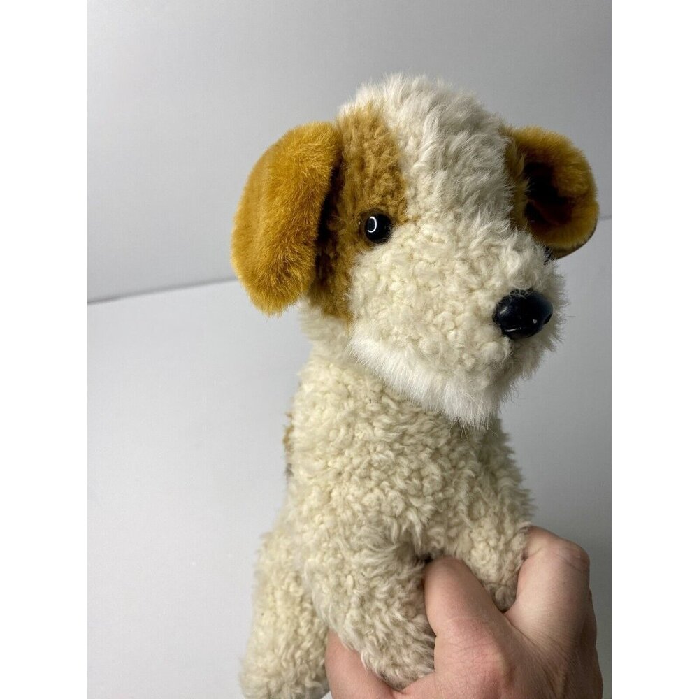 Jaag Fox Terrier Puppy Dog 12” Sitting Plush Stuffed Animal - Picture 7 of 8